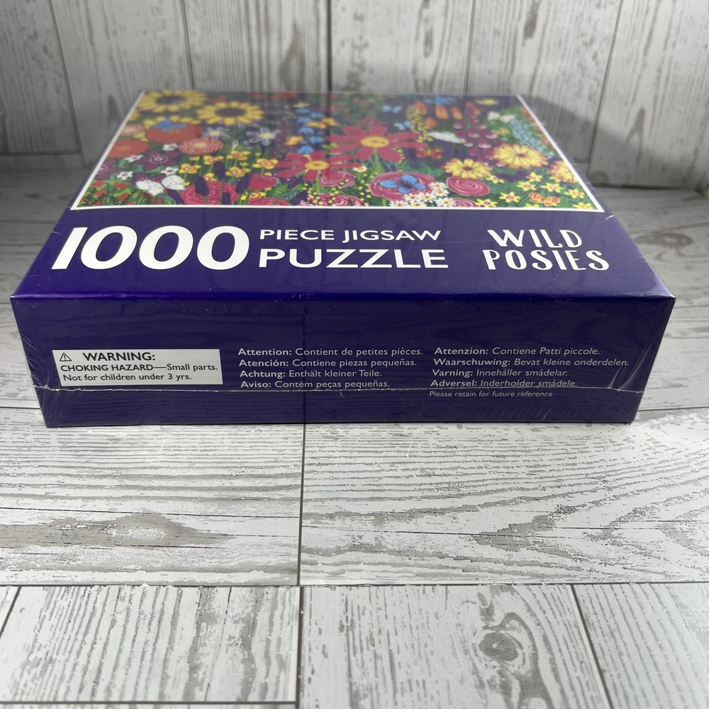 Jigsaw Puzzle 1000 Piece Wild Posies Summertime Floral Botanical from Page - Picture 6 of 8